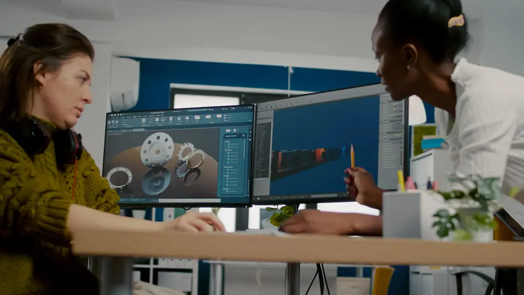 Office team working on computers supported by American Tech