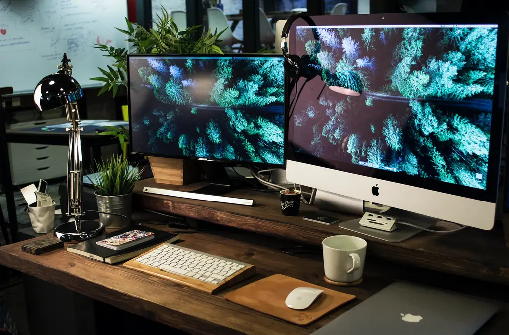 iMac on a desk after Mac repair in Berkeley